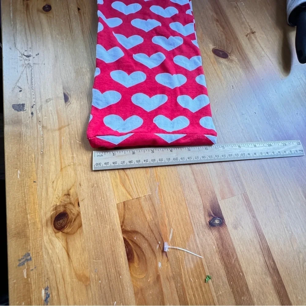 Heart printed scarf